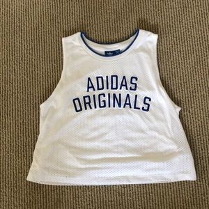 Adidas originals mesh net tank top shirt active